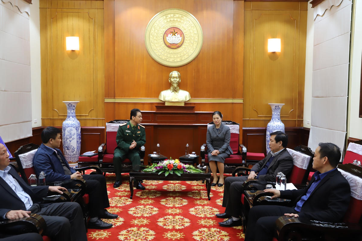 Quang cảnh buổi tiếp.