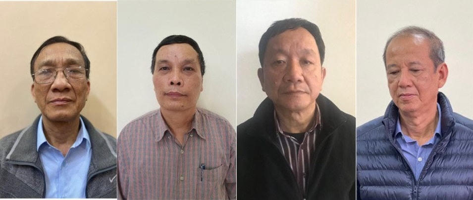 Các bị cáo trong vụ án.