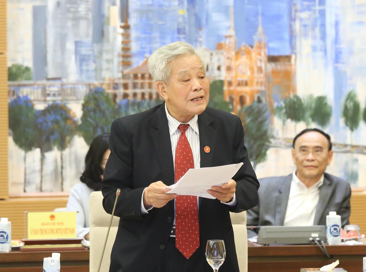 Ông Nguyễn Túc phát biểu. Ảnh: Kỳ Anh.