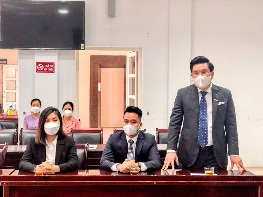 Ông Đàm Quốc Hiệp, Phó Chủ tịch HĐQT Danko Group chia sẻ tại buổi lễ.