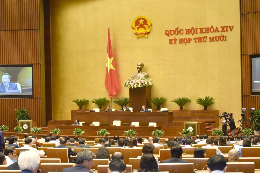 Quang cảnh phiên họp chiều 11/11. Ảnh: Quang Vinh.