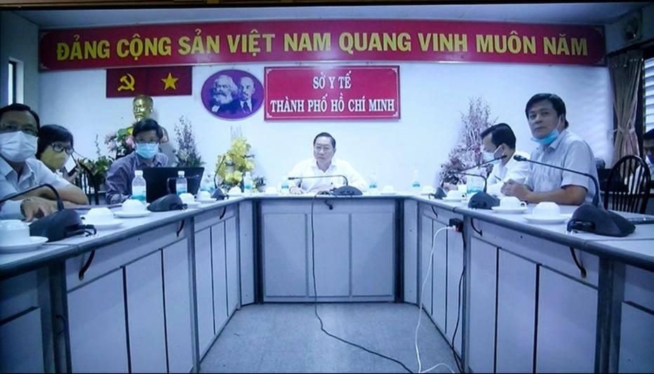 Đầu cầu Sở Y tế TP HCM.