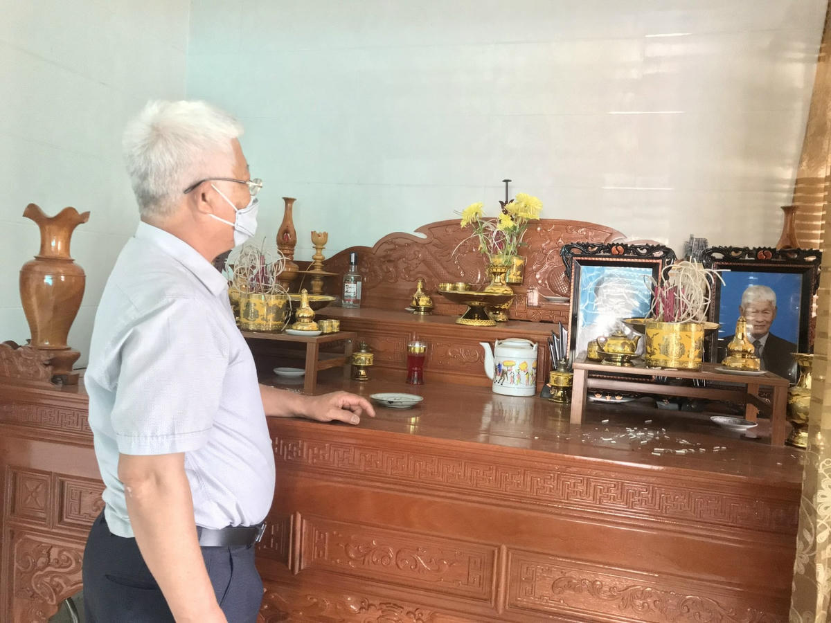 Bà Phan Thị Dốc (mẹ ông Thâm) qua đời đã 5 năm nhưng lời hứa lấy lại đất cho mẹ của ông Nguyễn Văn Thâm vẫn chưa thể thực hiện được.
