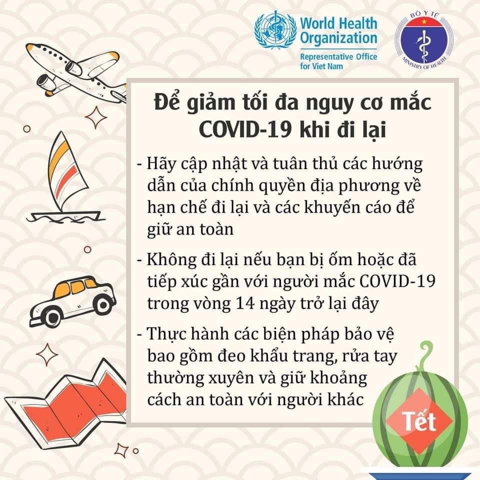 Cùng nhau đón Tết an toàn và bảo vệ nhau khỏi Covid-19