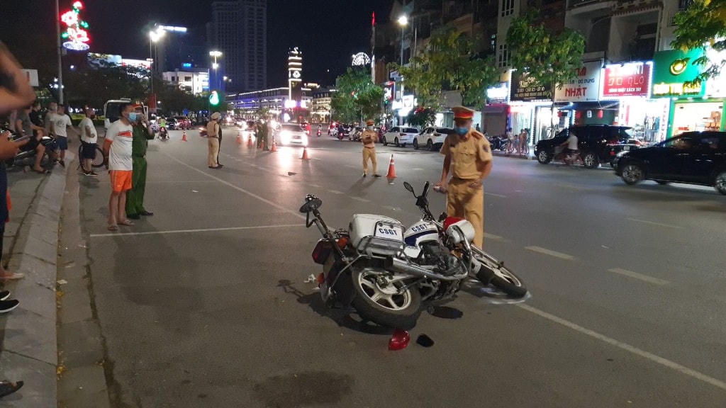 Hiện trường vụ việc.