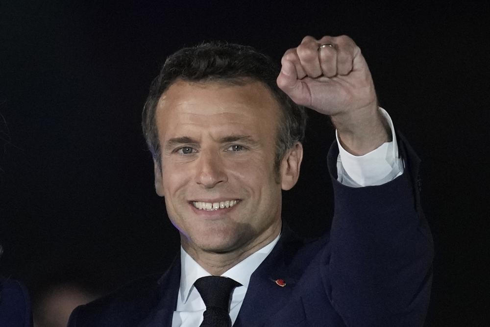 Ông Emmanuel Macron. Ảnh: AP.