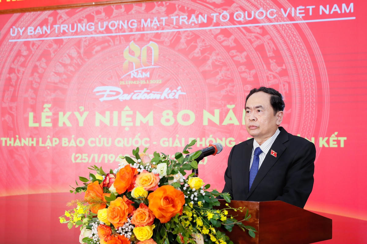 Phó Chủ tịch Thường trực Quốc hội Trần Thanh Mẫn phát biểu tại Lễ kỷ niệm.