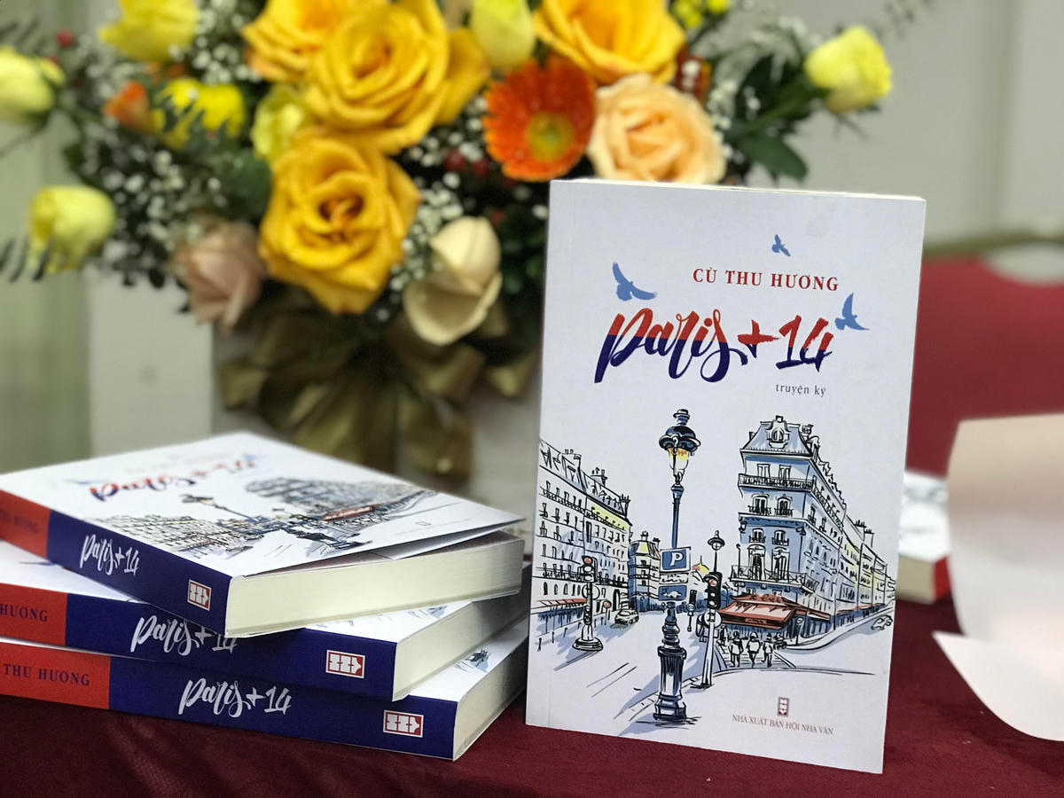 “Paris+14” là cuốn truyện ký đầu tiên viết về Covid-19 được xuất bản tại Việt Nam.