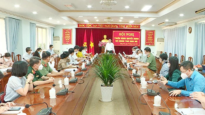 Bí thư Tỉnh ủy Đồng Nai Nguyễn Hồng Lĩnh chủ trì buổi làm việc. Ảnh: Báo Đồng Nai.