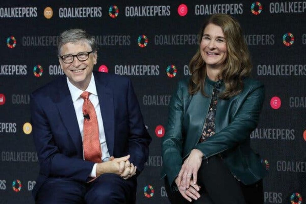 Vợ chồng Bill và Melinda Gates năm 2018.