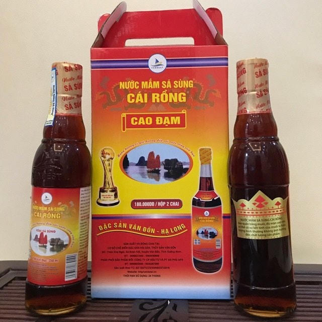 Nước mắm sá sùng là 1 sản phẩm OCOP chất lượng của tỉnh Quảng Ninh.