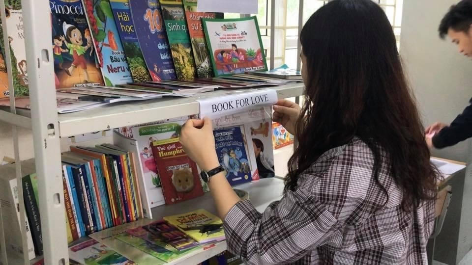 Kiều Trang mong rằng những cuốn sách trong dự án của mình sẽ hình thành thói quen đọc sách tới các em nhỏ, góp phần xây dựng và xây dựng văn hóa đọc. Ảnh: NVCC.