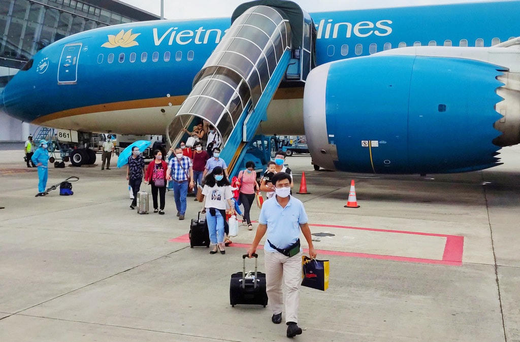 Việc ngành hàng không nối lại các đường bay giúp việc di chuyển thuận lợi hơn.