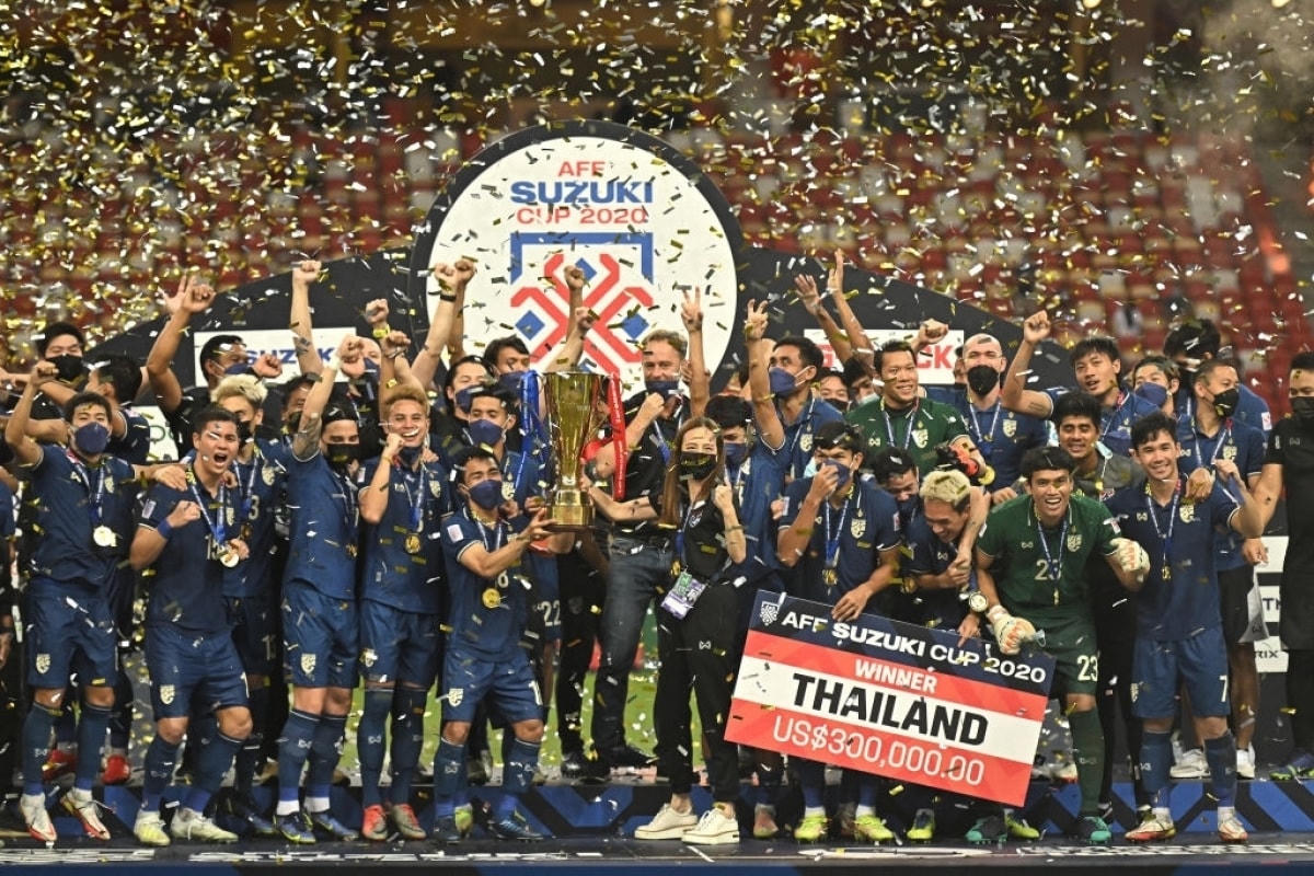 Thái Lan vô địch AFF Cup 2020 (Ảnh: Getty).