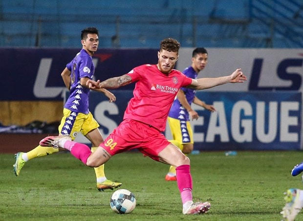 Sài Gòn FC chia tay bộ đôi tiền đạo mũi nhọn Geovane và Pedro Paulo sau V-League 2020. (Ảnh: Hiển Nguyễn/Vietnam+).