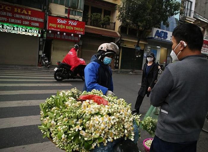 Thời điểm này hoa bưởi đã nở rộ, nhiều người sẵn lòng mua vài cành bưởi để lưu giữ mùi hương nhẹ nhàng trong căn nhà của mình hay để dâng cúng trên bàn thờ tổ tiên.