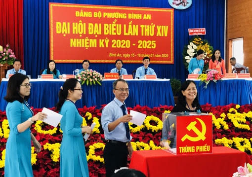 Đại hội đại biểu Đảng bộ phường Bình An (thị xã Dĩ An, tỉnh Bình Dương), nhiệm kỳ 2020- 2025
