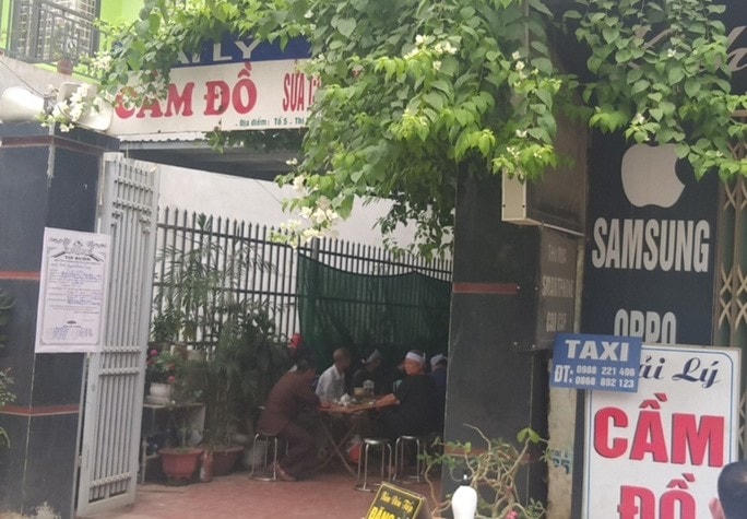 Hiện trường vụ án mạng.