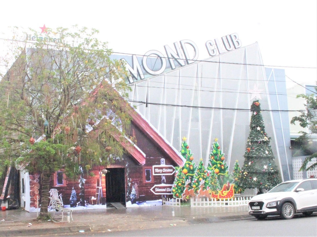 Quán bar Diamond Club ở TP Tam Kỳ nơi xảy ra vụ việc.