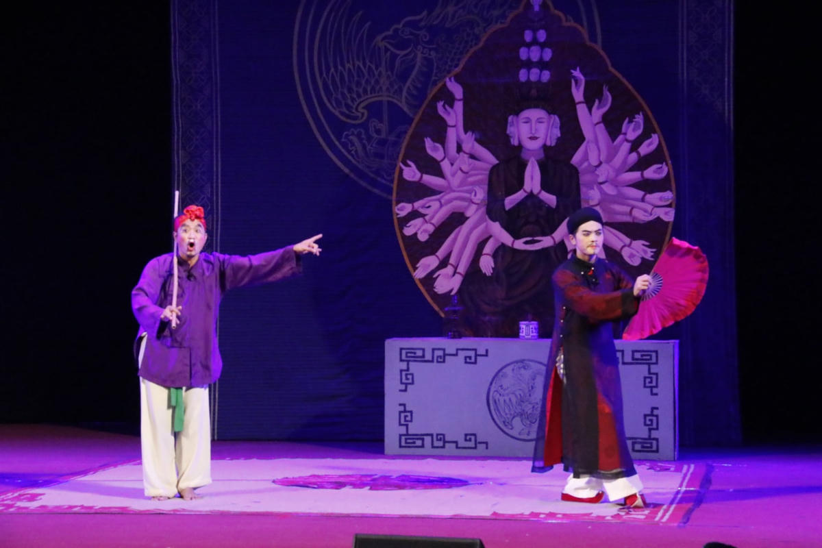Một tiết mục tham gia cuộc thi.