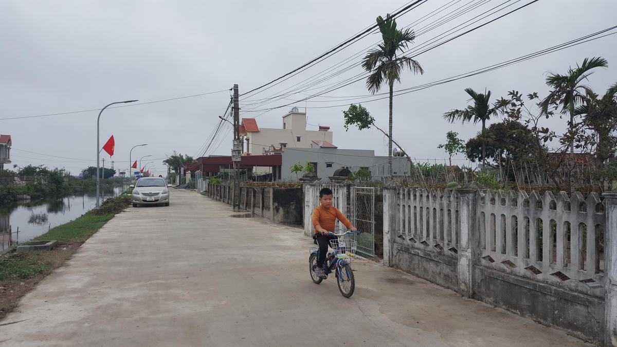 Theo người dân địa phương, tầm này hàng năm, đường làng chật xe của thương lái về thu mua cà chua nhưng năm nay chỉ thấy nhà báo về hỏi chuyện cà chua ế.