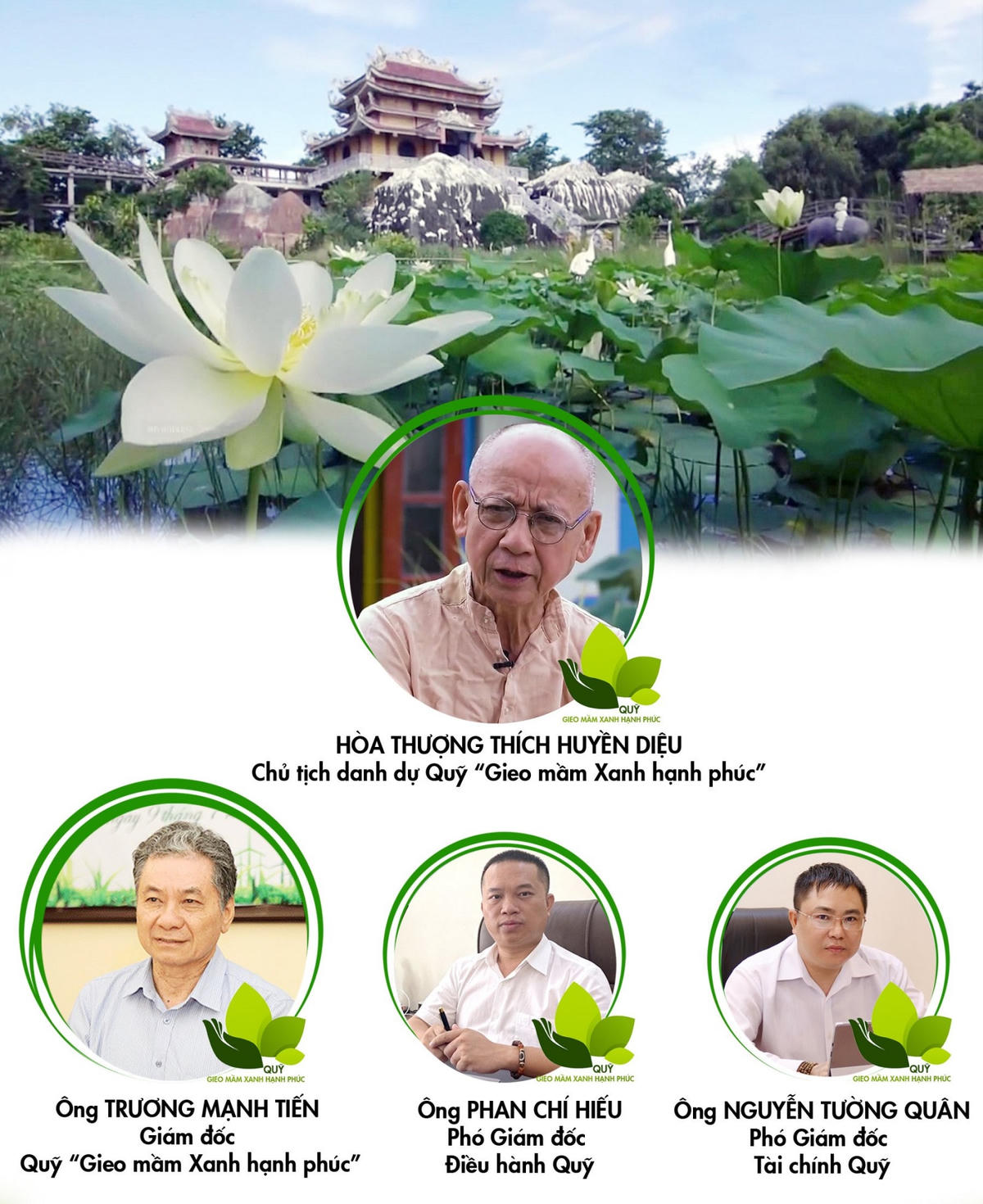 Ra mắt Ban Điều hành Quỹ Gieo mầm Xanh hạnh phúc.  
