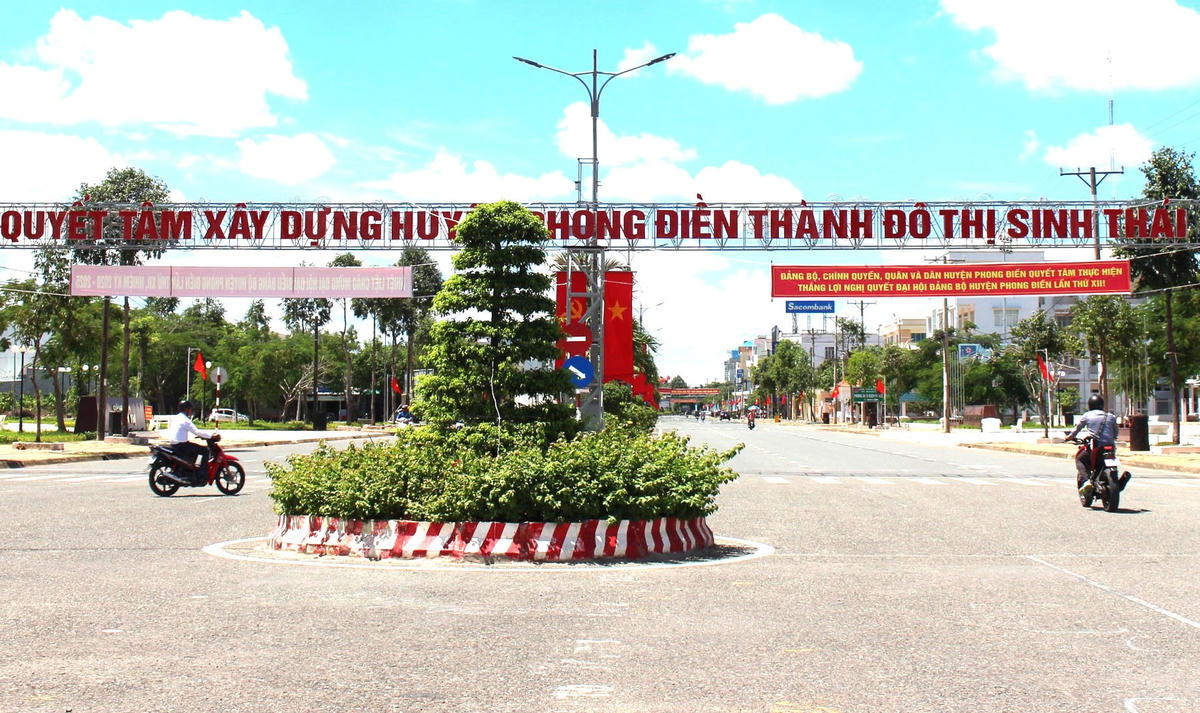 Phong Điền quyết tâm trở thành đô thị sinh thái.