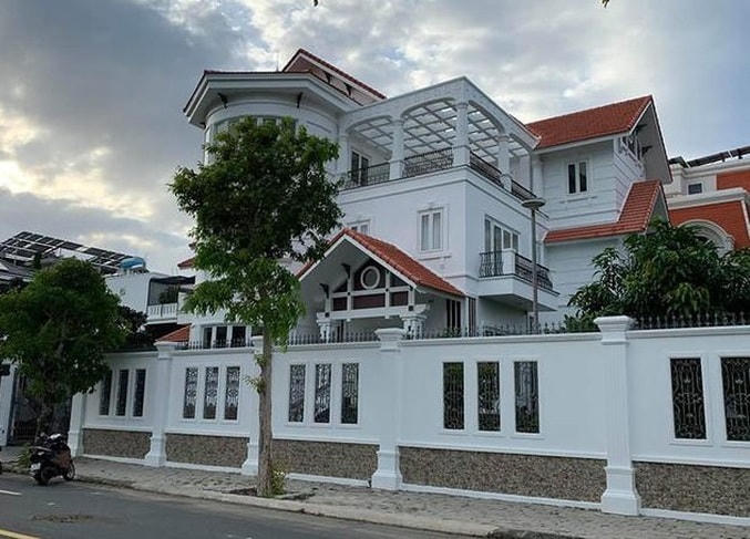 Nhà riêng ông Trường - nơi ông bị kẻ lạ mặt đột nhập tấn công.