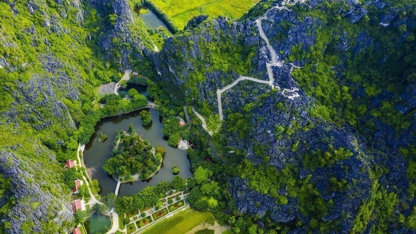 Quần thể danh thắng Tràng An (Ninh Bình). Ảnh: TTXVN