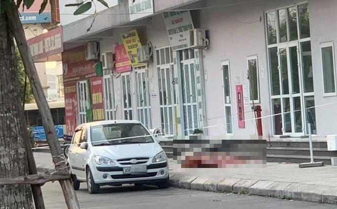 Hiện trường phát hiện thi thể nạn nhân.