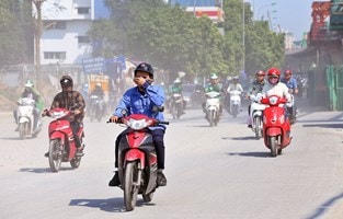 Nhiều nơi trên cả nước, chỉ số ô nhiễm bụi mịn luôn vượt ngưỡng cho phép nhiều lần. 