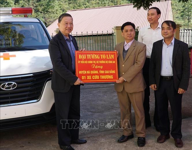 Bộ trưởng Bộ Công An Tô Lâm phát biểu tại Ngày hội.