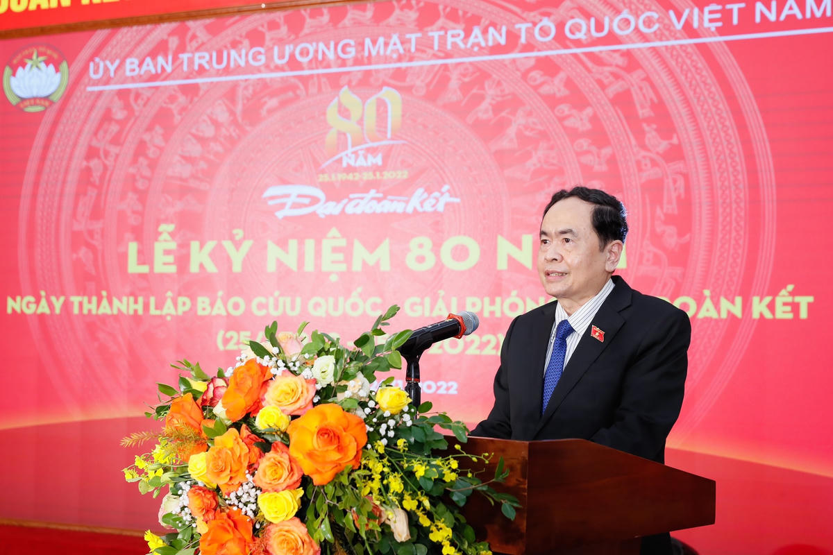 Phó Chủ tịch Thường trực Quốc hội Trần Thanh Mẫn phát biểu chỉ đạo tại Lễ kỷ niệm.