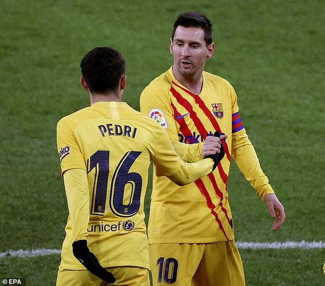 Bàn thắng của Pedri giúp Barcelona giải tỏa được nhiều áp lực.