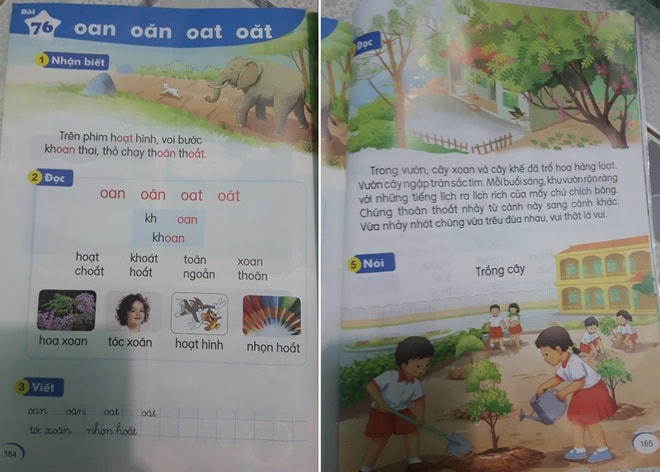 Với một số sách, HS phải học đến 4 vần trong một buổi.