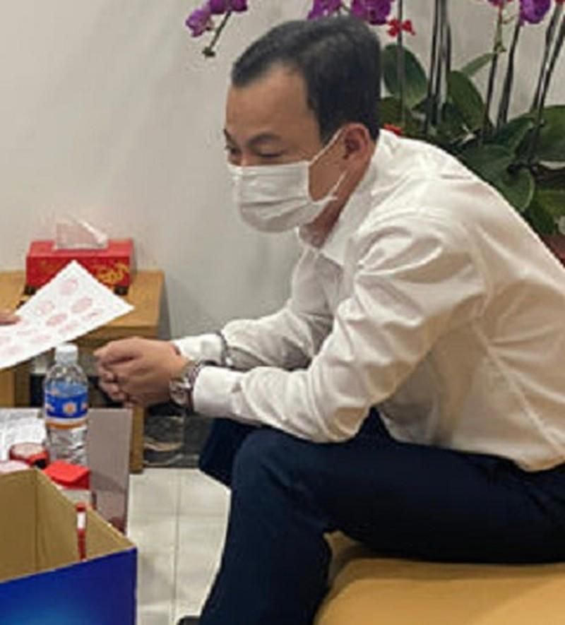 Đối tượng Lê Thanh Trung. Ảnh CAĐN