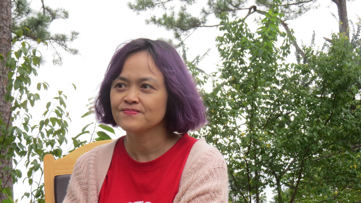 Chị Hoàng Thị Minh Hồng.