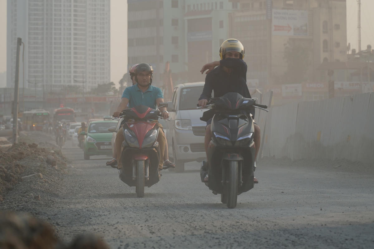 Bụi mịn là thủ phạm gây ô nhiễm không khí.