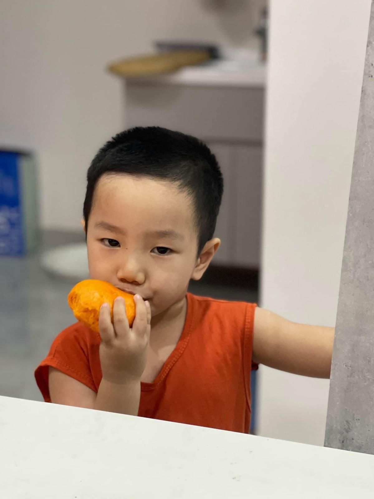 Món "bánh bao fake" được trẻ con yêu thích bởi hình dáng mới lạ, độc đáo. Ảnh: NVCC.