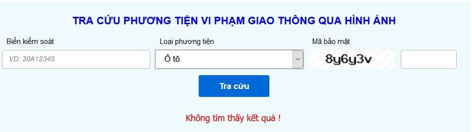 Cách tra thông tin phạt nguội phương tiện ngay tại nhà
