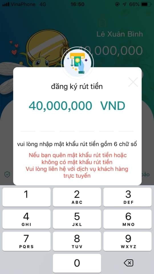 Giao diện ứng dụng Auto Cash. Ảnh chụp màn hình.