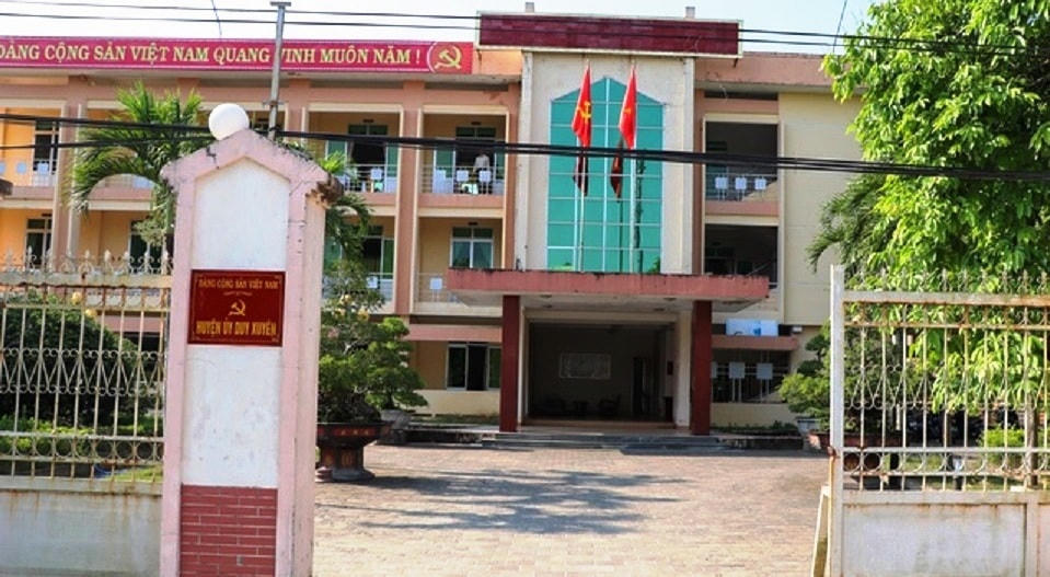 Huyện ủy Duy Xuyên (ảnh Thanh Đức)