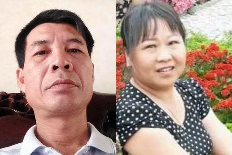 Công an huyện Mỹ Đức truy nã cặp vợ chồng Nguyễn Văn Dũng và Trần Thị Hương. Ảnh: Công an Hà Nội.