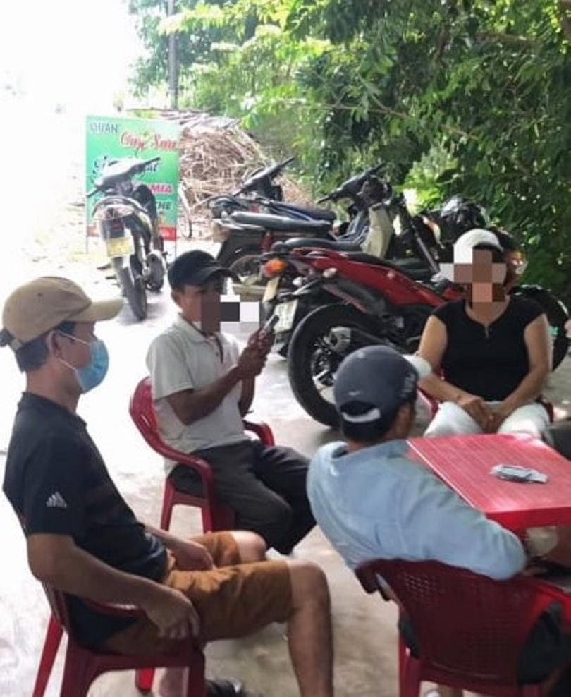 Nơi phát hiện các đối tượng đánh bạc trái phép giữa mùa dịch Covid-19.