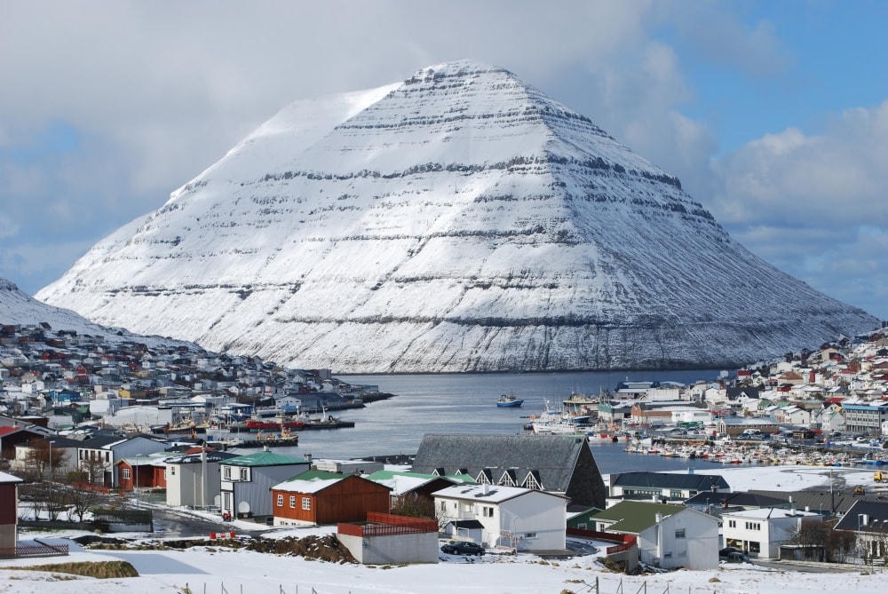 Thành phố Klaksvík, đảo Borðoy, quần đảo Faroe. (Nguồn: B.S).