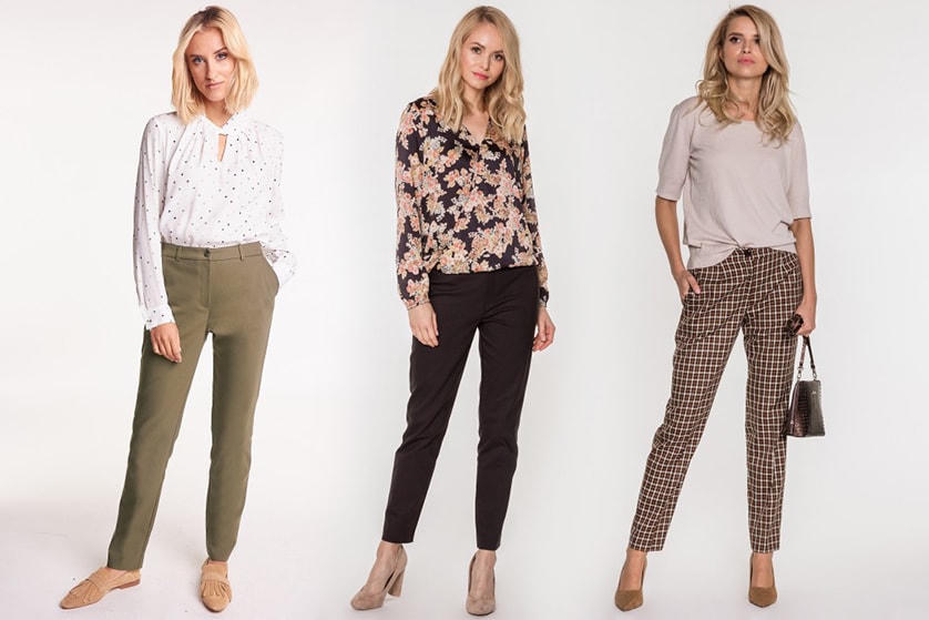 Quần cắt may hợp thời trang.