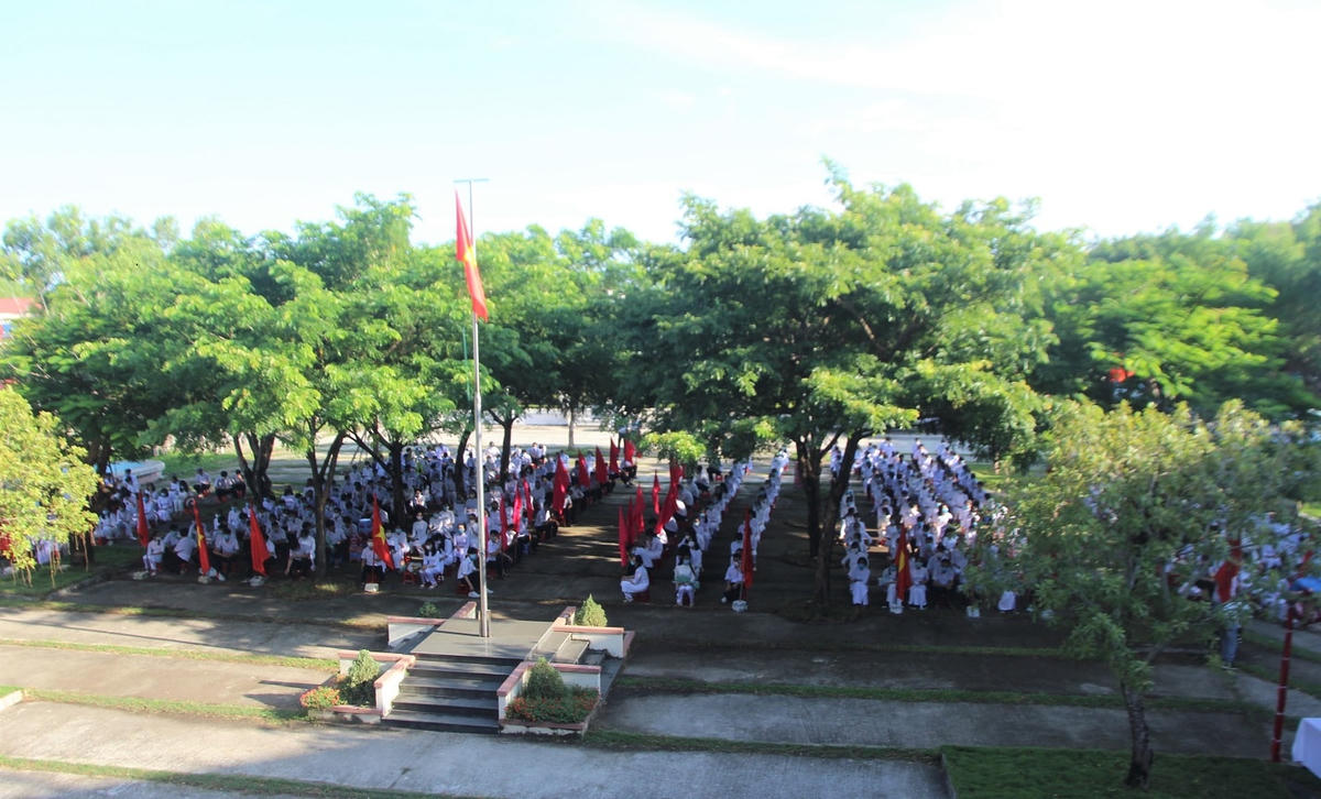 Một góc quang cảnh năm học mới 2020-2021.