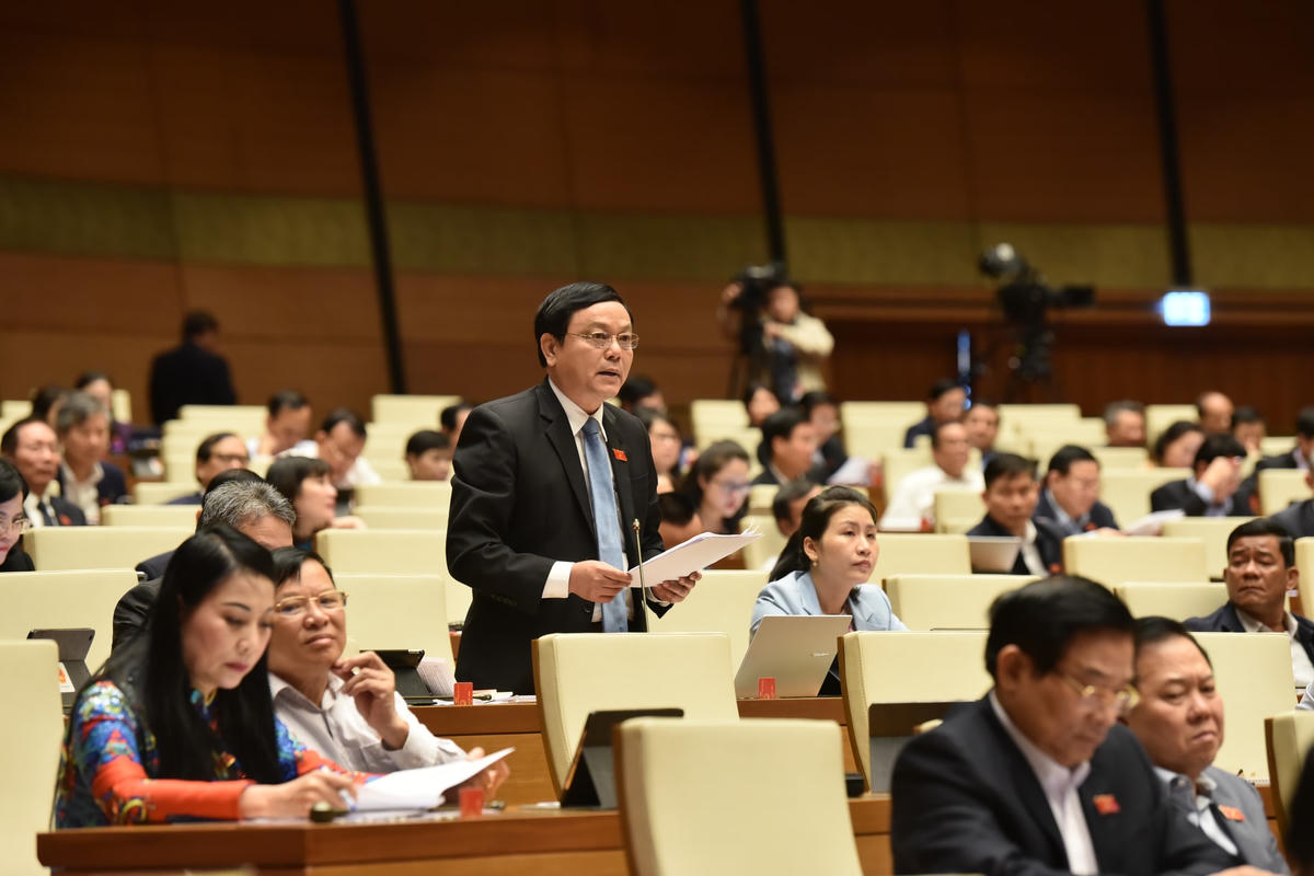 ĐBQH Hoàng Đức Thắng: Quốc hội cần tăng cường giám sát tối cao, kiên quyết dừng, loại bỏ các dự án, công trình không hiệu quả làm ảnh hưởng đến rừng, nhất là rừng đầu nguồn, rừng tự nhiên.  