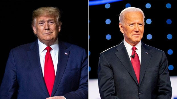 Ứng cử viên J.Biden (phải) đang gia tăng cách biệt với Tổng thống Donald Trump trong các cuộc thăm dò dư luận. (Ảnh: USA Today).
