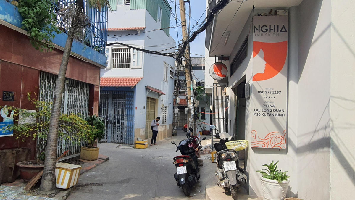 Khu vực xảy ra vụ việc (Ảnh: Hoàng Thuận).